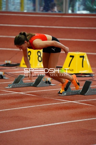 Athletin in Startposition