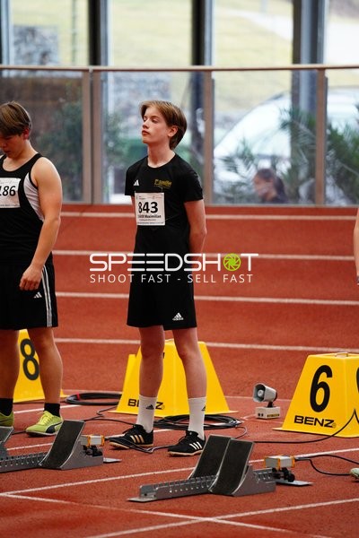 Athlet mit Startnummer 843 am Start