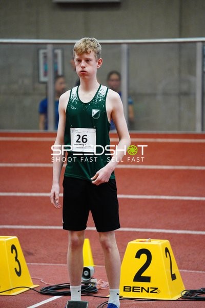 Startvorbereitung von Athlet mit Nummer 26