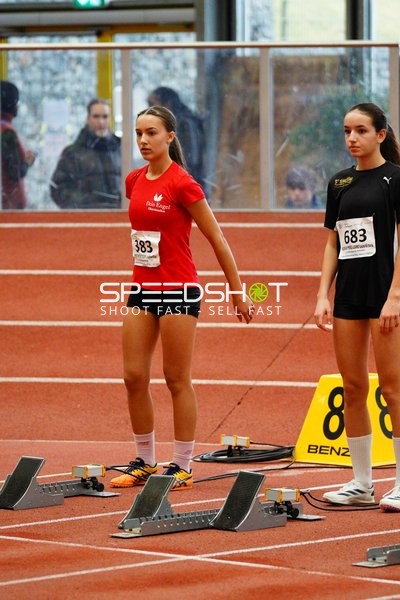 Athletinnen am Startblock