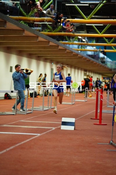 Athletin beim Weitsprung