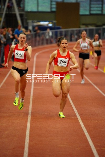 Sprint mit Startnummern 768 und 950