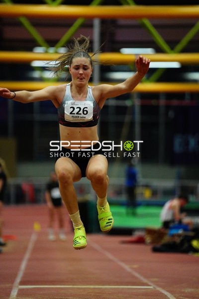 Startnummer 226 beim Weitsprung