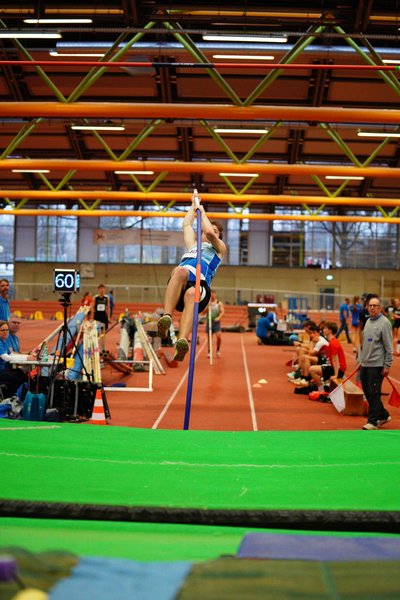 Stabhochsprung in Aktion