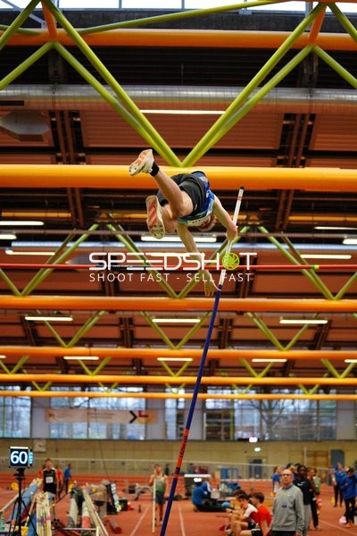 Stabhochsprung in Aktion