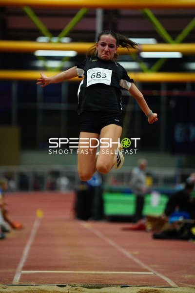 Startnummer 683 im Weitsprung