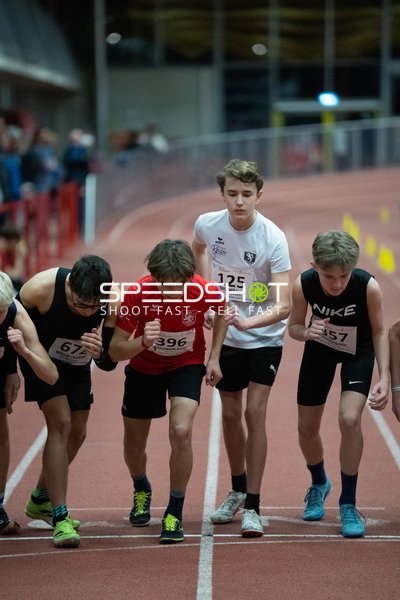 Start zum Lauf mit 672, 396, 125, 257