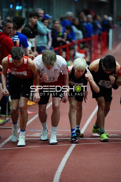 Startposition beim Lauf