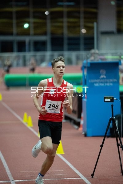 Leichtathletik Läufer mit Startnummer 298