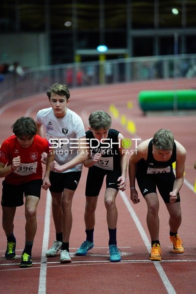 Start zum Hallenrennen