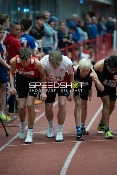 Startposition beim Lauf