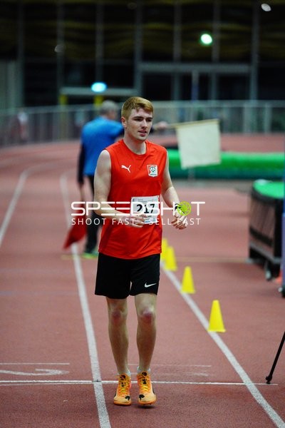 Athlet mit Startnummer 217 in Aktion