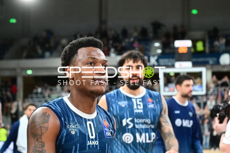 Szene mit DJ Horne (0; MLP Academics Heidelberg) und Marcel Keßen (15; MLP Academics Heidelberg)