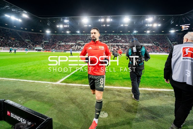 Spieler beim Aufwärmen