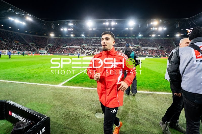 Spieler beim Aufwärmen