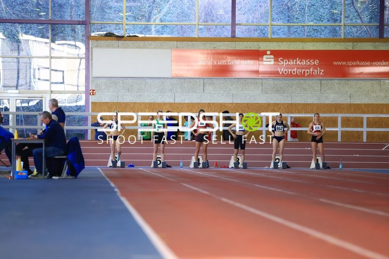 Startaufstellung bei Rheinland-Pfalz Hallenmeisterschaften