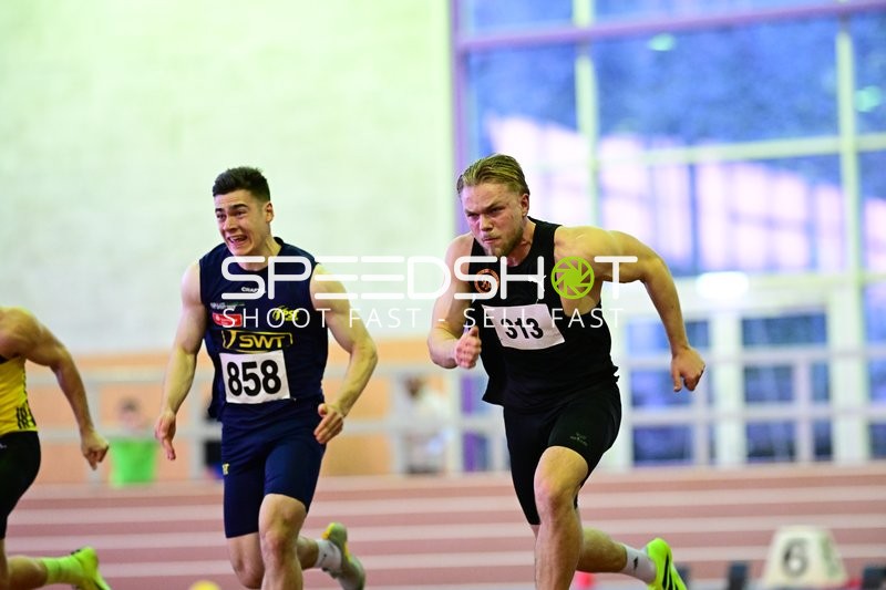 Sprintduell zwischen 313; Post-Sportverein Trier und Leitz Florian (858; Post-Sportverein Trier)