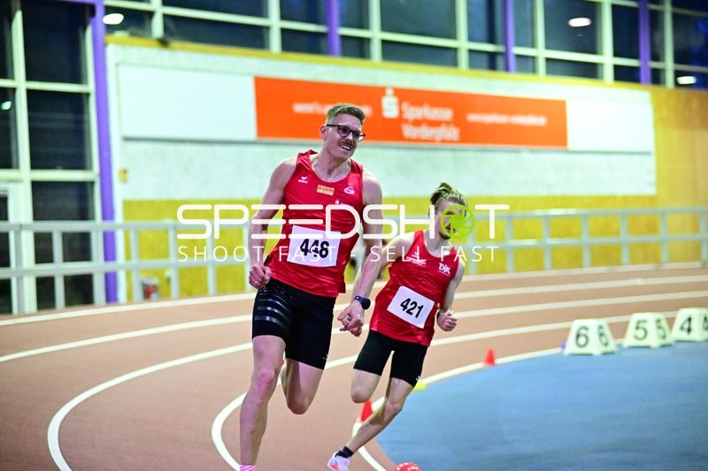 Läufer auf der Bahn
