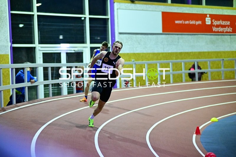 Hohmann Tobias (313; SSC Koblenz-Karthause) sprintet in Ludwigshafen