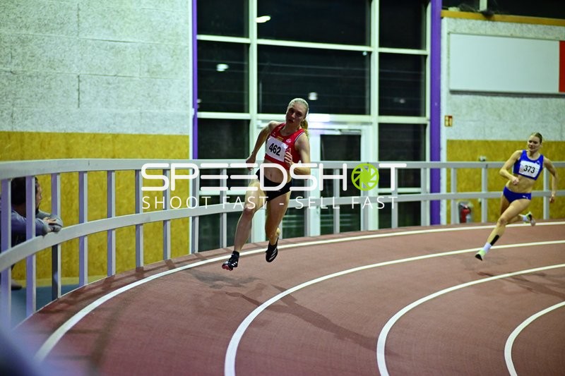 Leichtathletik-Läuferinnen in Aktion