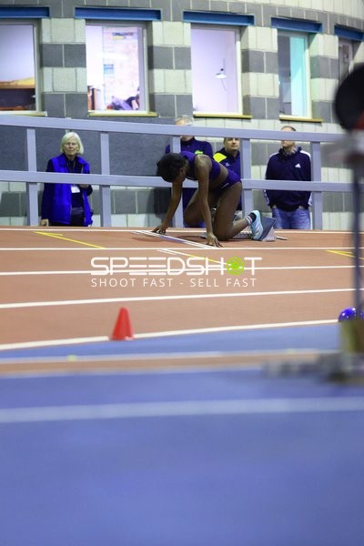 Athletin in Startposition