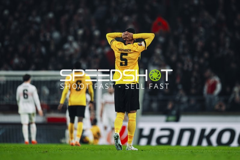 Enttäuschung bei Gregory Wüthrich (5; BSC Young Boys)