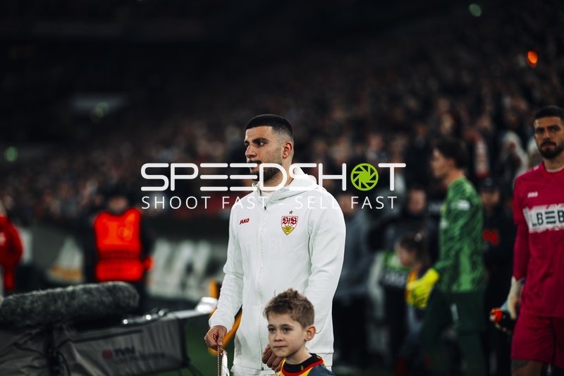 Spieler vor Anpfiff