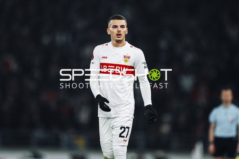 Spieler von VfB Stuttgart in Aktion