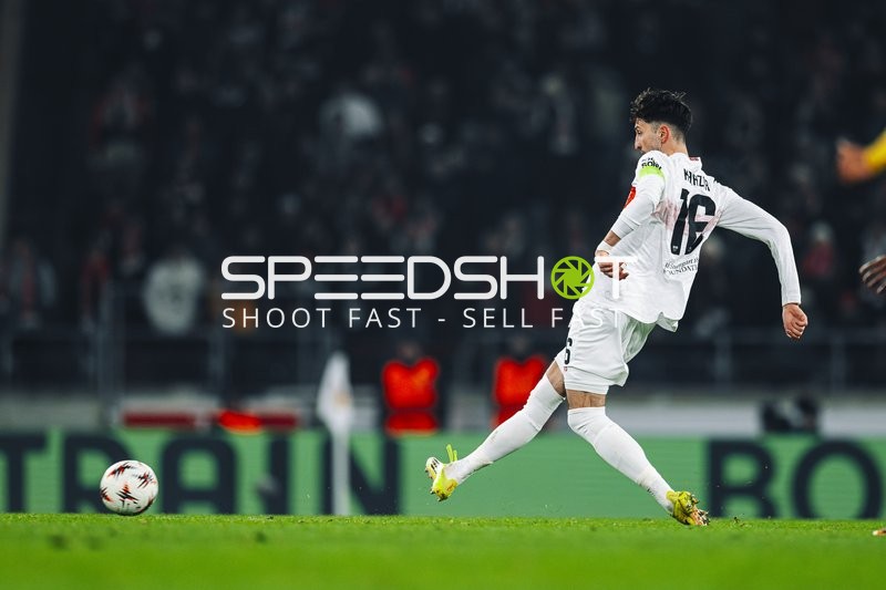 Schuss von Atakan Karazor (16; VfB Stuttgart)