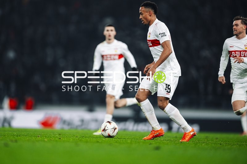 Spieler von VfB Stuttgart in Aktion