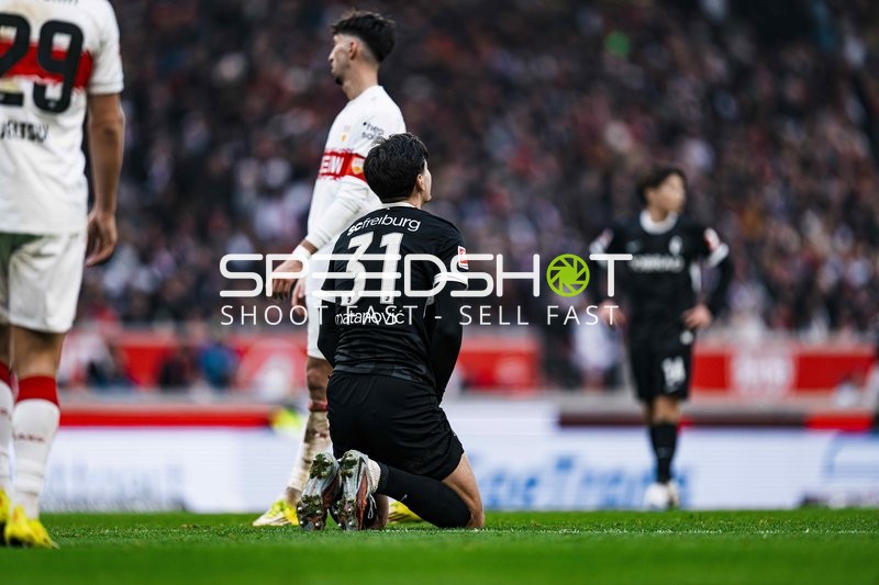 Spieler auf dem Rasen