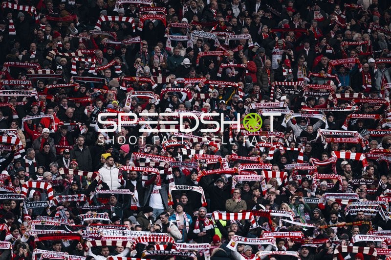 Fans von VfB Stuttgart im Stadion