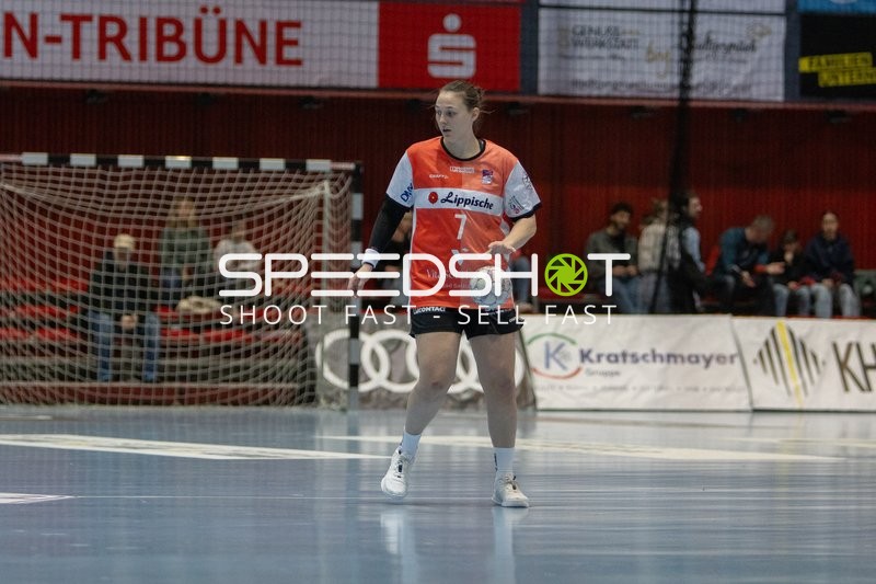 Szene mit Diana Dögg Magnusdottir (7; HSG Blomberg-Lippe)