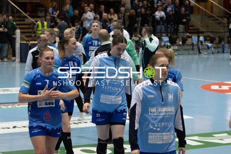 Szene mit Paulina Uscinowicz (78; Sport-Union Neckarsulm) und Teamkollegen