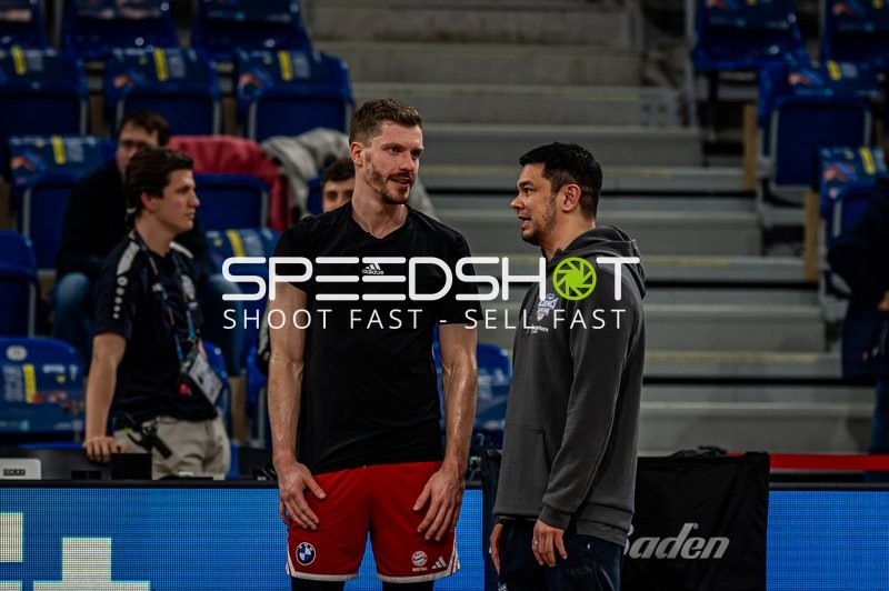 Szene mit Andreas Obst (13; FC Bayern Basketball) und Danny Jansson (999; MLP Academics Heidelberg)