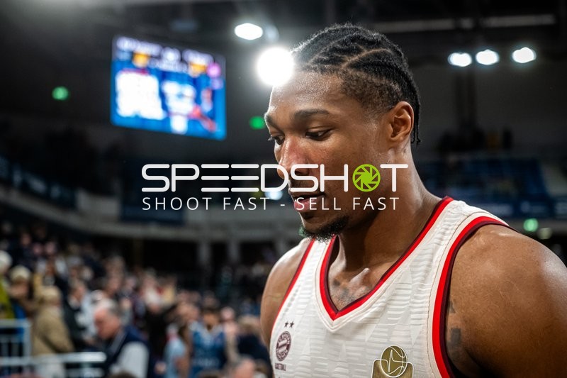 Szene mit David McCormack (33; FC Bayern Basketball)
