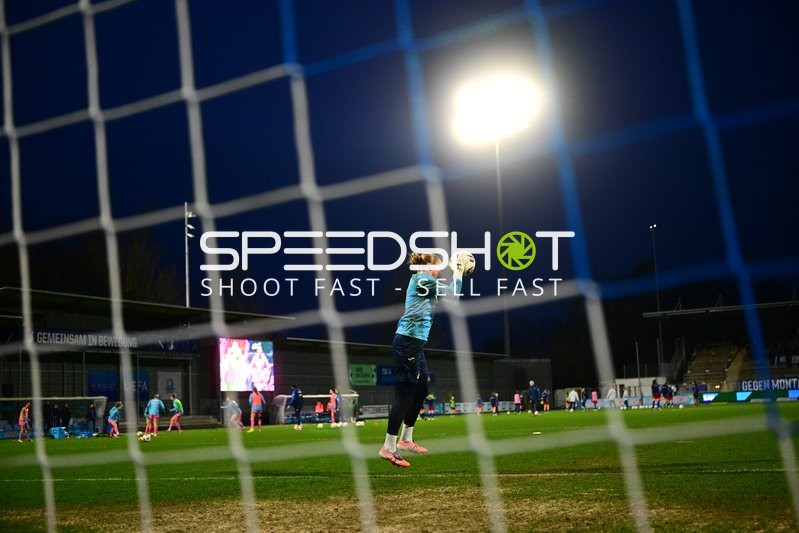 Torwart beim Aufwärmen