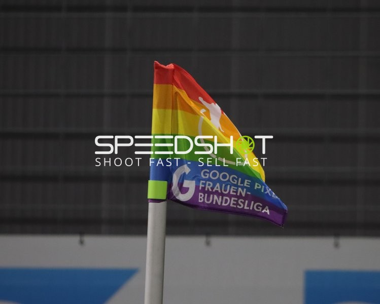 Eckfahne mit Liga-Logo