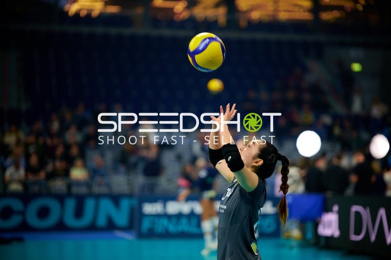 Volleyball Spielszene DVV-Pokalfinale Frauen 2026