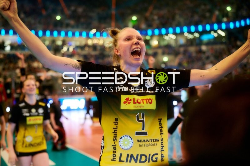 Jubel von Roosa Laakkonen (4; VfB Suhl LOTTO Thüringen)