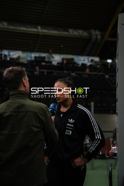 Interview bei DM Leichtathletik