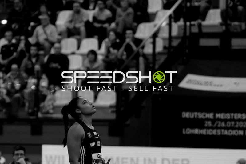 Athletin bei DM Dortmund