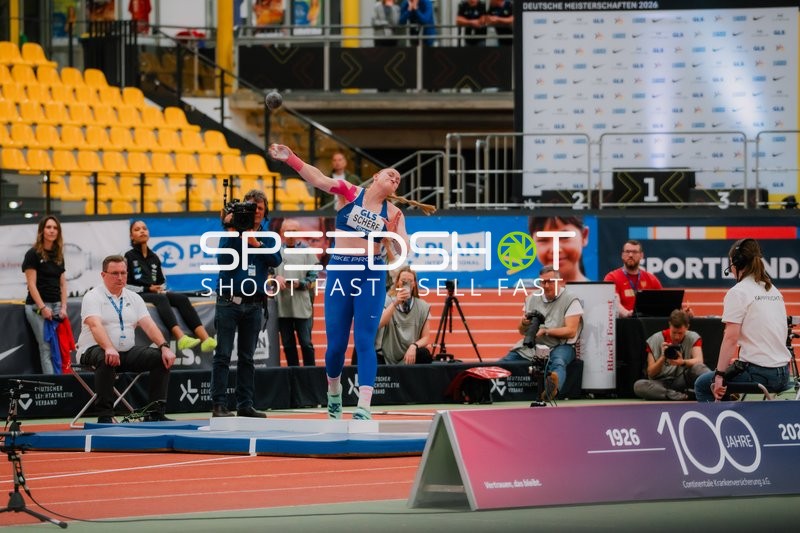 Kugelstoßen mit Scherf