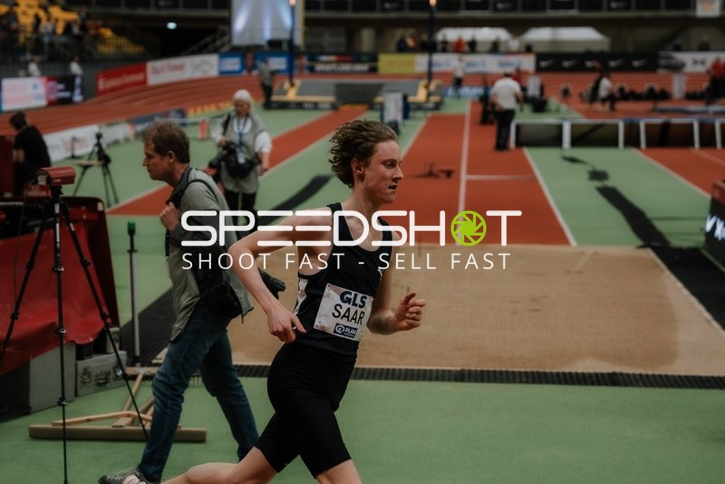 Athlet läuft bei DM Dortmund