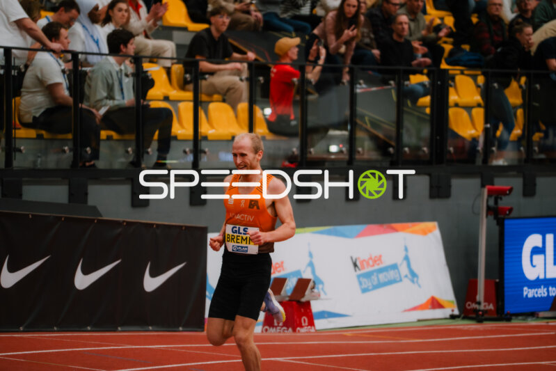 Athlet läuft bei DM Leichtathletik