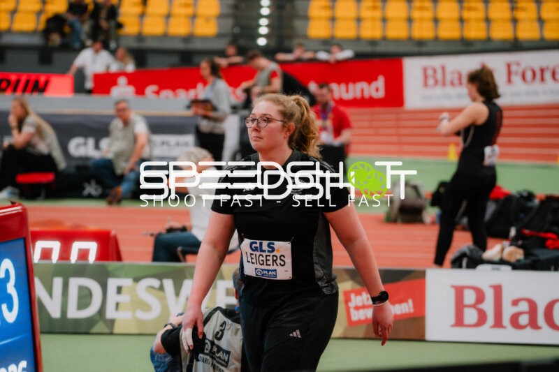 Athletin Leigers bei DM