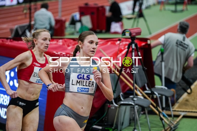 L. Miller beim Sprint