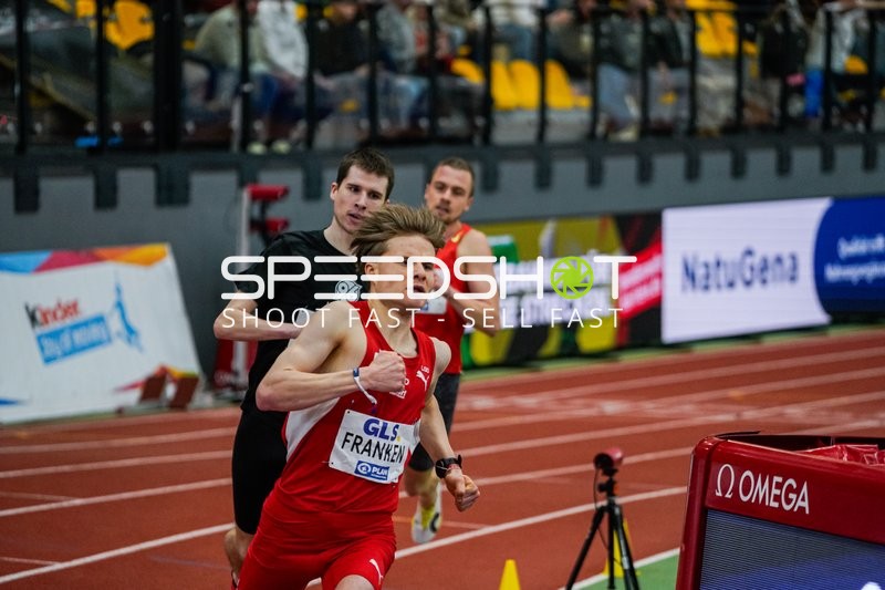 Athlet Franken im Lauf