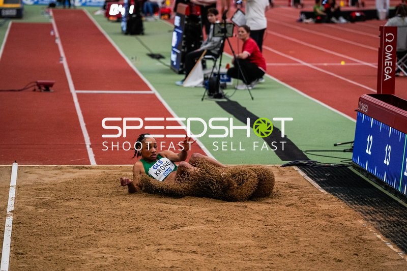 Weitsprung-Landung in Dortmund