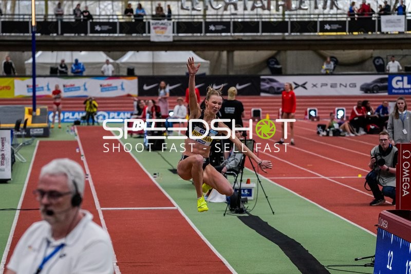 Wittmann beim Weitsprung